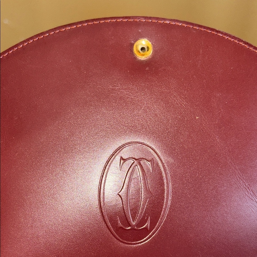 Cartier
Bordeaux Leather Handbag/ Kelly Bag - Picture 8 of 15